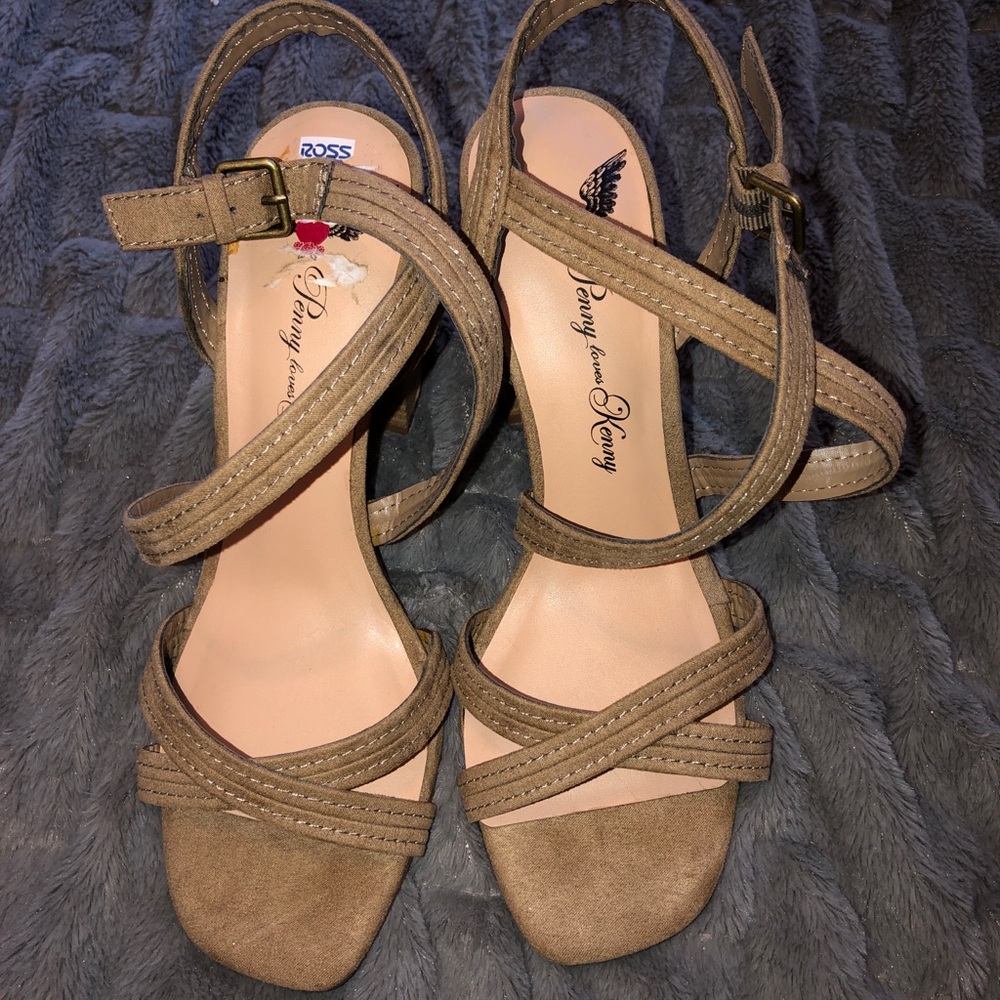 Brown Heels, size 8